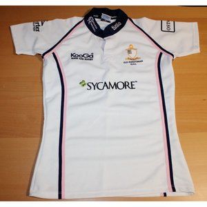 Old Dunstonian Rugby Club RFC Jersey Shirt Top Sz: 38 Kooga White